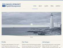 Tablet Screenshot of dockstreetcap.com